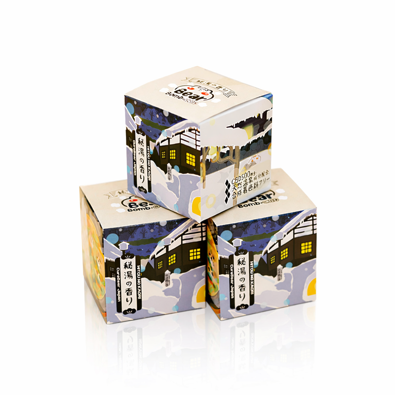 BearBomb ×秘湯鶴の湯温泉 +CBD (限定コラボ / CBDバスボム / 法改正適合済)