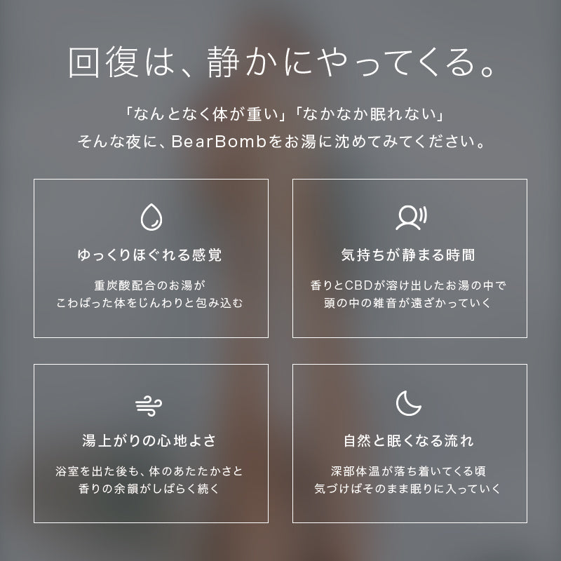 BearBomb +CBD (CBDバスボム / 法改正適合済)